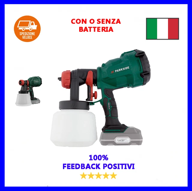 PISTOLA A SPRUZZO Per Vernice Parkside PFSA 20-Li B2 Spruzzatore A Batteria  20V EUR 350,00 - PicClick IT