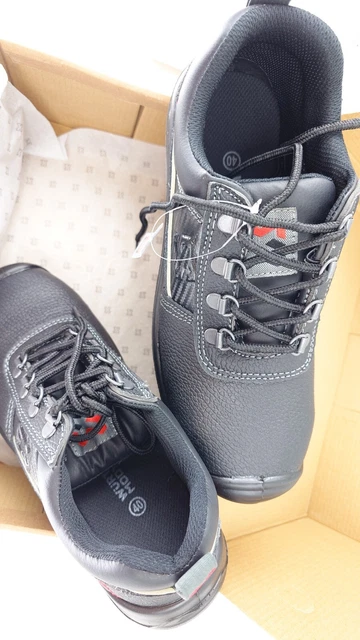 Würth MODYF Chaussures De Sécurité S3 Caracas – Noires, Légères, Respirantes, Sans Métal ESD – Idéales Logistique & Travail Quotidien (Pointure 35-48)
