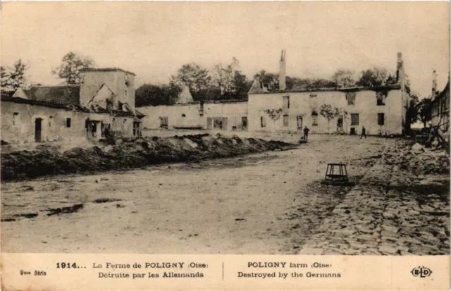 CPA AK Militaire La Ferme de Poligny (361865)