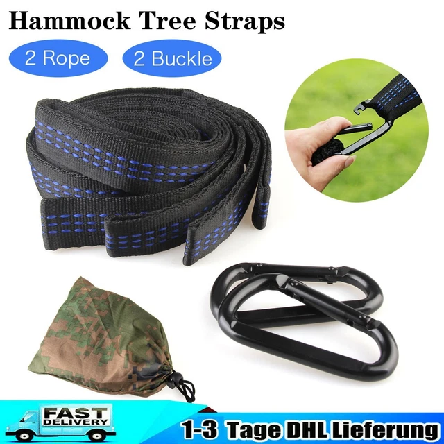Hangematte Befestigung Riemen Spanngurt Seil Gurte Aufhangung Hangesessel Haken