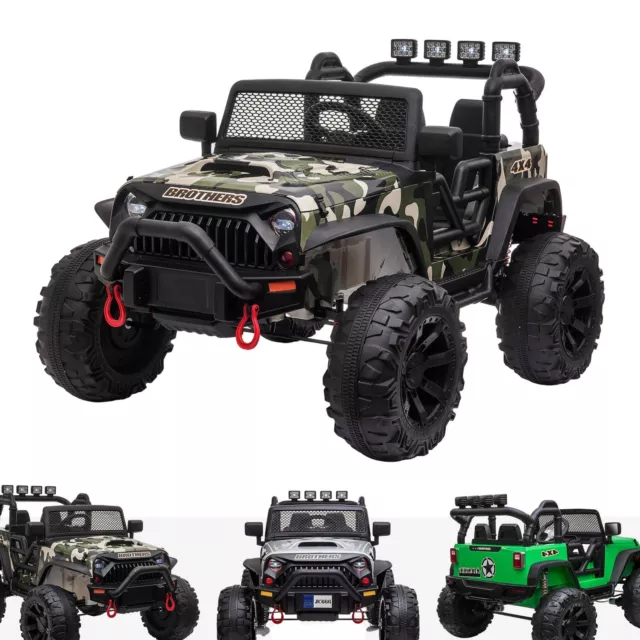 Kids 24V Jeep Wrangler Style Off Road Electric Ride On Car