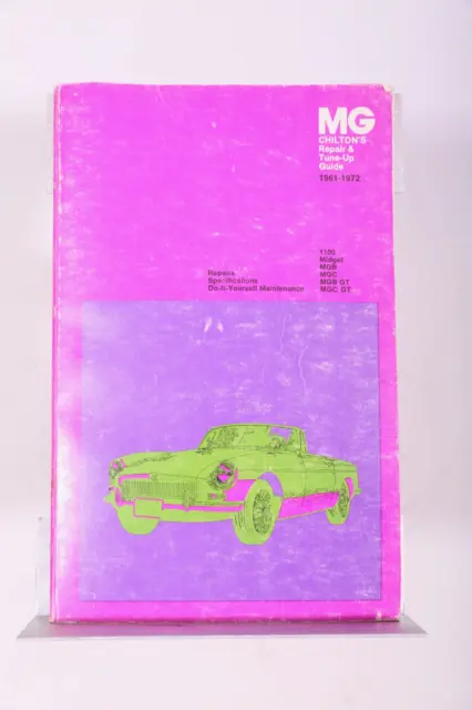 MG Service Shop Repair Manual 1972 1971 1970 1969 1968 1967 1966 1965 1964 1963+