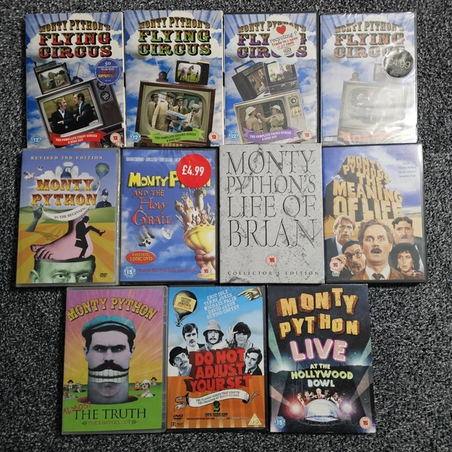 MONTY PYTHON FLYING Circus DVD Bundle Collection Series 1-4, Live ...