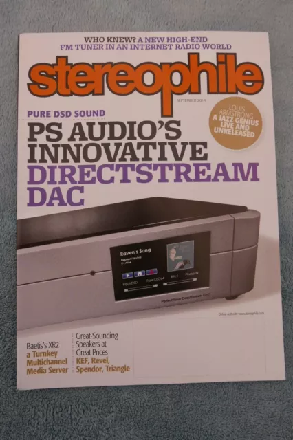 Stereophile Magazine, Vol.38 No.9, September 2014, PS Audio Directstream DAC