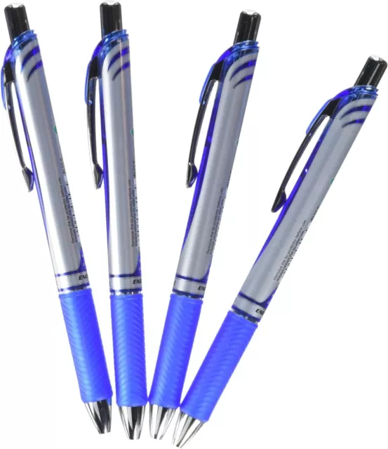 Pentel BL77-CO EnerGel Gel-Tintenroller Set 4 Stück blau 0.7mm NEU OVP