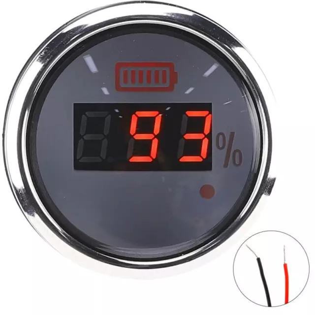 52MM 2in Batterie Digitalanzeige Voltmeter Meter Auto Auto Spannungsmesser