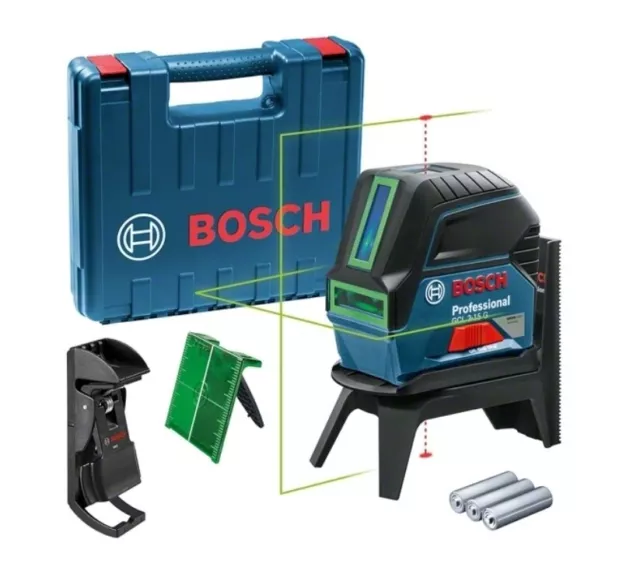 Bosch GCL 2-15 G Professional Kombilaser Deckenklammer + Koffer Laserfarbe grün