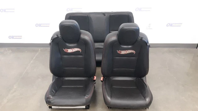 2013 Chevy Camaro Ss Hotwheels Oem Seats Seat Set Black Leather Front Rear