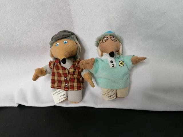 Wombles Bungo & Wellington McDonald's Happy Meal Spielzeug 1999 2