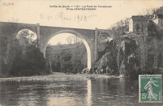 Cpa 12 Vallee Du Goult Le Pont De Couesques