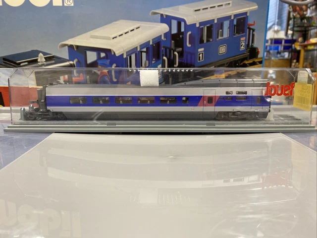 Voitures TGV Atlantique Jouef – 1 Voiture 1ère Et 1 Voiture 2ème Classe, échelle HO