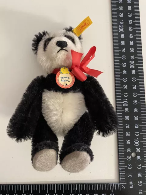 Alter Steiff Panda Teddybär   - siehe Fotos