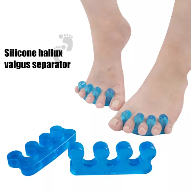 Soft Silicone Manicure Tool Toe Separator Pedicure Straightener Spacer