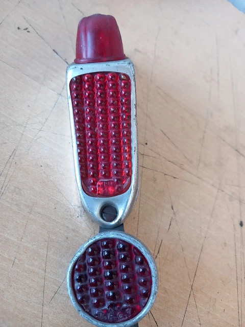 Ancien Phare Vélo Soubitez Aluminium - Vintage French Bicycle Light - Ref 6265
