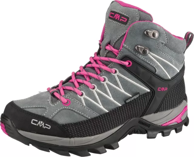Cmp Women'S High Rise Hiking Shoes, Grau (Grey-Fuxia-Ice 103Q), 8 Us