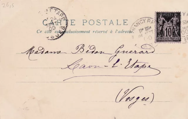 CPA 54 NANCY Place de l'Academie Precursor Card Rare 2