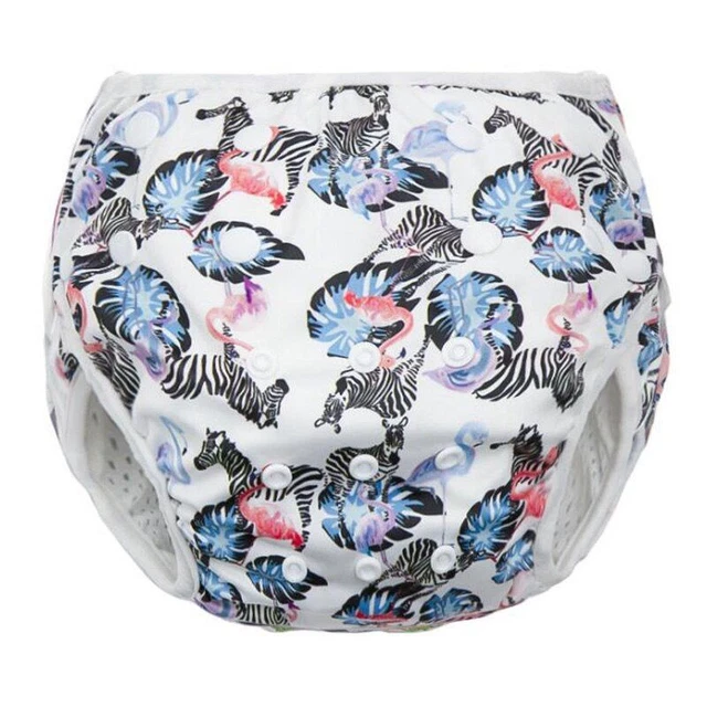 Diaper Cover Baby Swimming Waterproof Cloth Nappy Adjustable Pant Infant Toddler 7