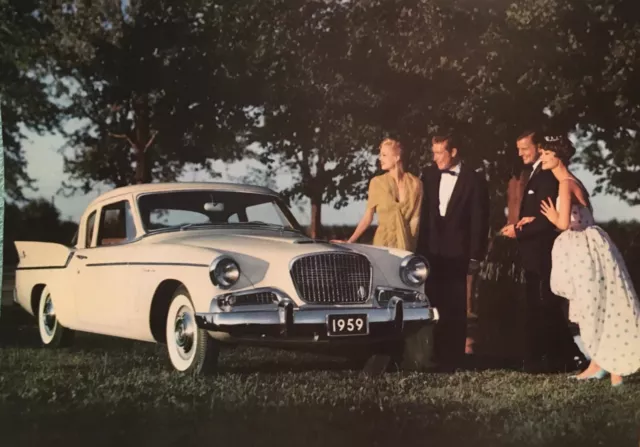 1959 STUDEBAKER LARK & HAWK Sales Brochure