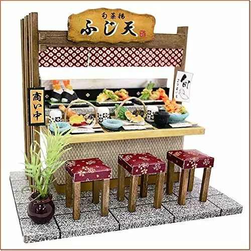 Billy 8771 Handmade Dollhouse Kit Japanese Tempura Shop Japan w/ Tracking NEW