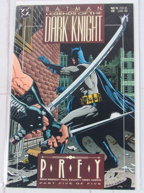 Batman: Legends of the Dark Knight #15 Feb. 1991 DC Comics