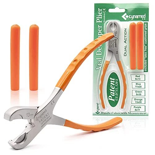 Cynamed Twin Action Decapper Pliers - Perfect for Decapping 13mm and 20mm Cri...