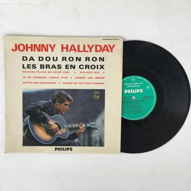 Johnny  Hallyday  N°5 Original French 33T Lp 25Cm  Biem Philips B 76.576 R