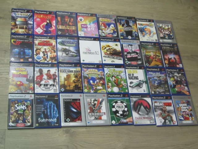 10 Spiele für Playstation 2 PS2 PS 2  (Bundle / Sammlung / Konvolut) - 10er Set