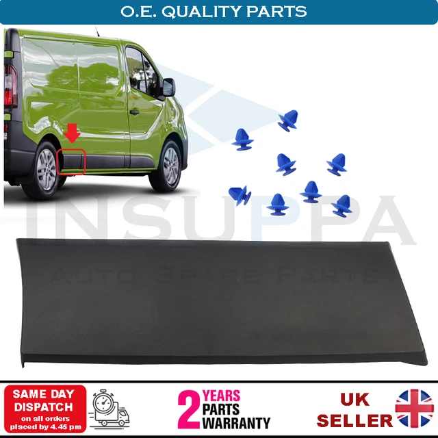 thumbnail image 2 of AUTORCE Left Front Door Side Moulding Trim For Vauxhall Opel Vivaro A MK1 - 91165346 2 of 4