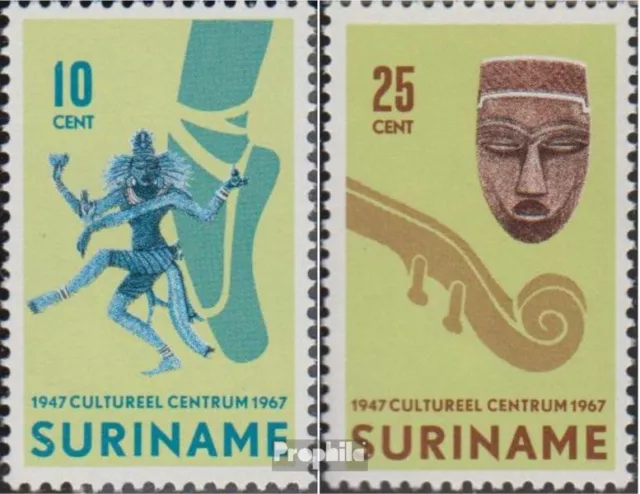 suriname 523-524 (complete issue) unmounted mint / never hinged 1967 cultural Ce