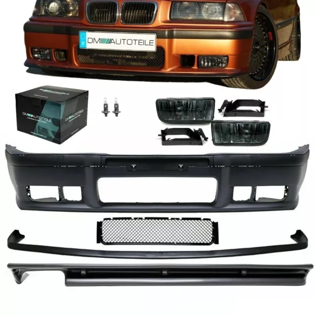 Stoßstange + Diffusor + Nebel Smoke passt für BMW E36 Limo Coupe Cabrio nicht M3