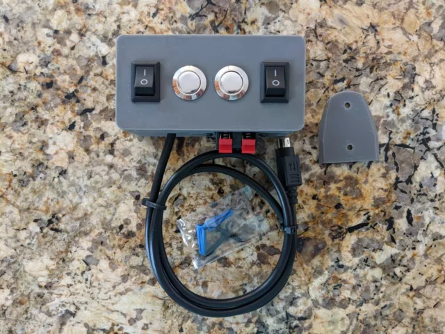 Customizable Apex Neptune Breakout Box  4 switches 2 push release connectors