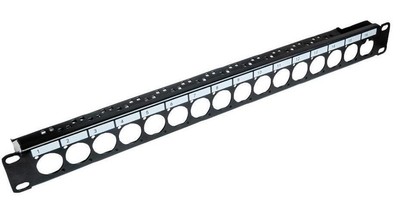 kenable Cache Plaque Extra Air Ventilateur 3U pour Comms Données Armoire 48.3cm Noir 