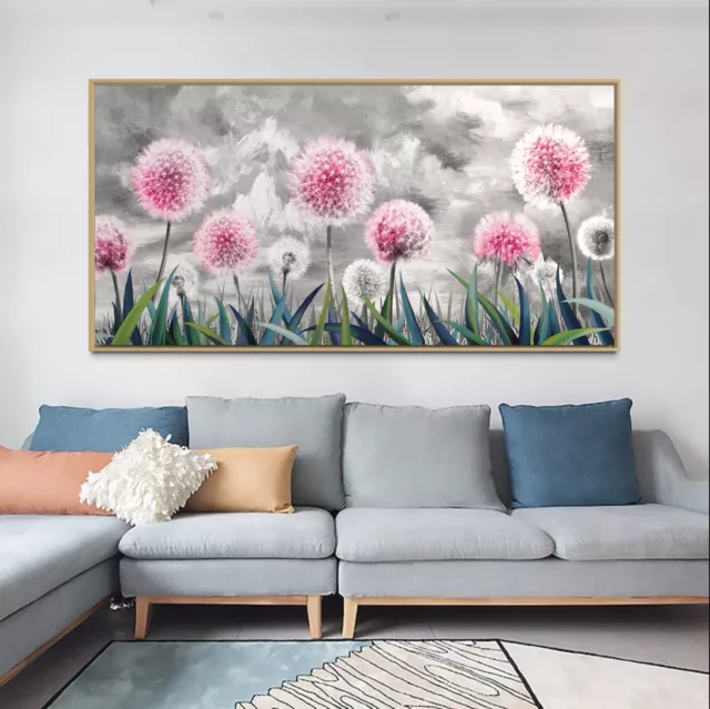 Spring Blossom Pink Big Size wall canvas framed hand painted Locate In Australia