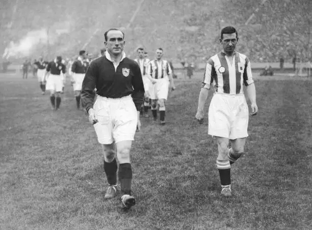 Tom Parker And Tommy Wilson At Wembley 1930 Old Photo