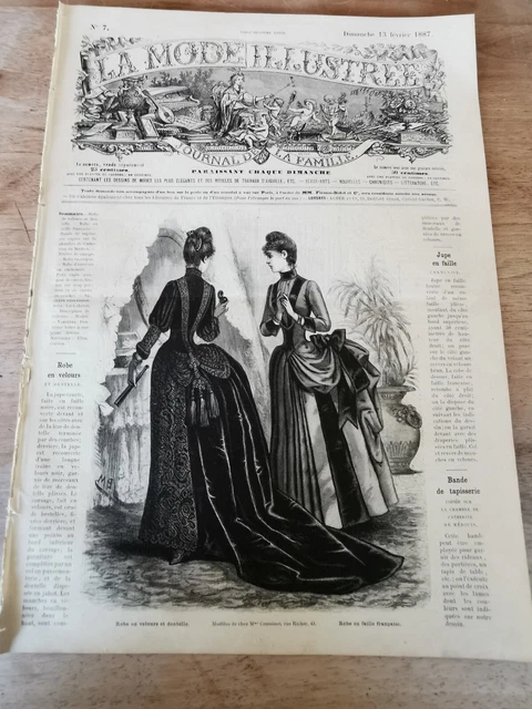 Revue Ancienne La Mode Illustrée N°6 - 7 Février 1937, édition Originale