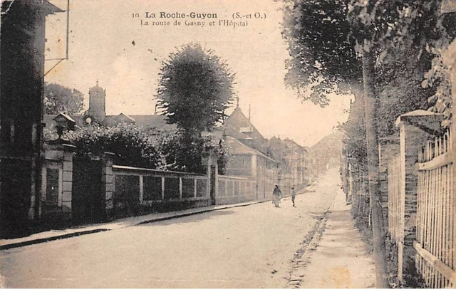 95 - LA ROCHE GUYON - SAN66430 - La route de Gasny et l'Hôpital