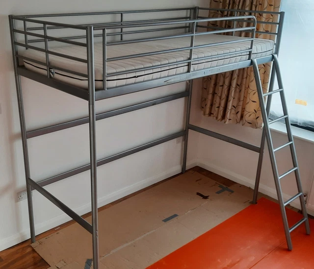 SINGLE METAL CABIN bed Frame £59.00 PicClick UK