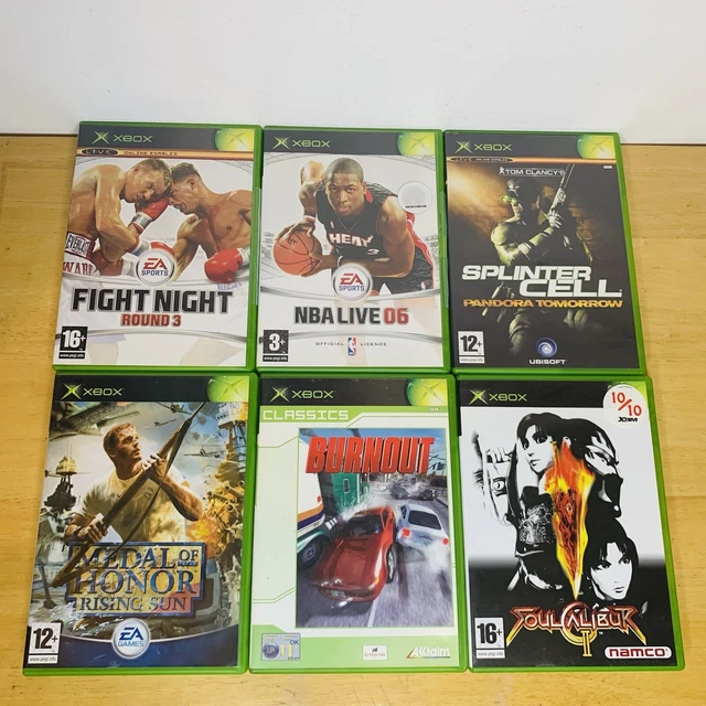 Original Xbox Games Bundle/Mixed Lot Burnout, Splinter Cell, Medal of Honor etc