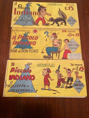 Tedeschi 1949 ottimo CIRILLINO Albi Nuove Avventure Albi Colibri completa 1/4 