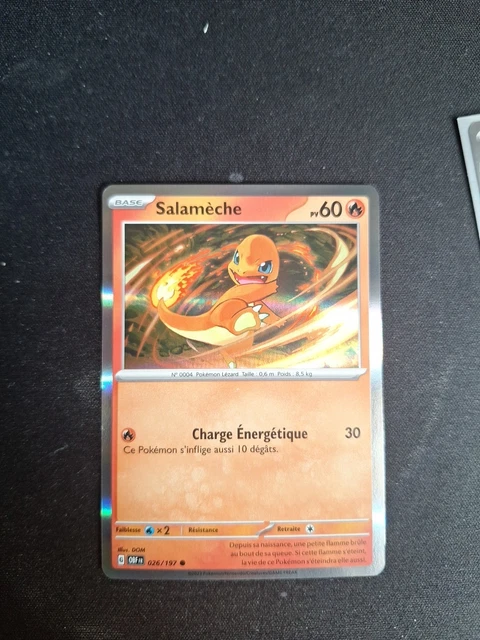 Carte Pokémon Salamèche 044 – Flammes Obsidiennes (SVP/EV3) – État Lightly Played