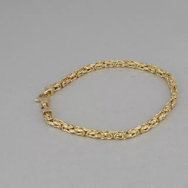Königsketten Armband in 585/14k Gelbgold, Länge: ca. 21,5 cm