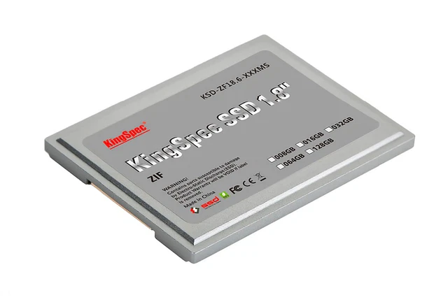 32GB KingSpec 1.8-inch ZIF 40-pin SSD Solid State Disk SMI Controller (MLC)