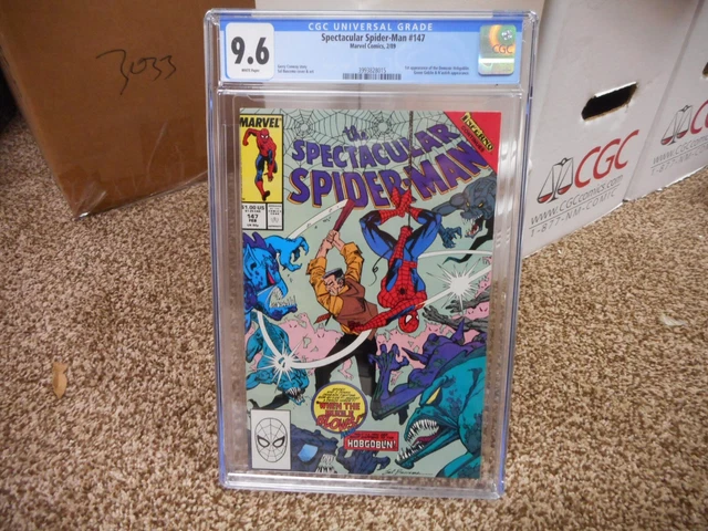 Spectacular Spiderman 147 cgc 9.6 Marvel 1989 1st appearance Demonic Hobgoblin