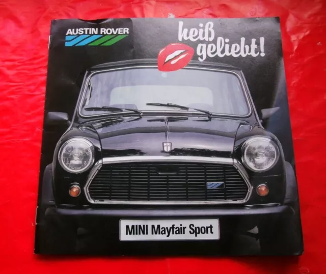 Mini Mayfair Sport Austin Rover un'info del 1983/1984 molto amata