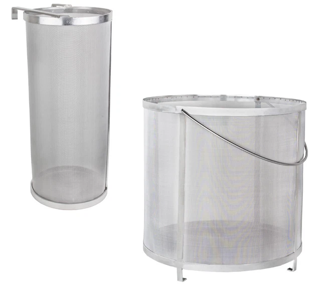 Zetiling Filtro a tramoggia per Birra, 300 Micron Mesh Filtro a