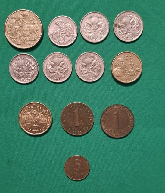 Foreign currency lot of 12 #11i