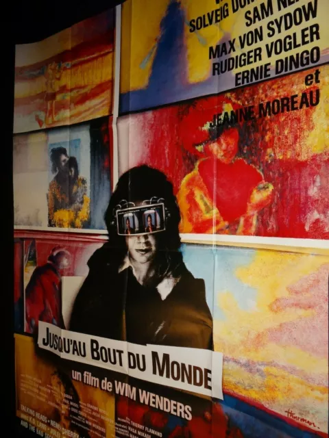 wim wenders JUSQU'AU BOUT DU MONDE affiche cinema