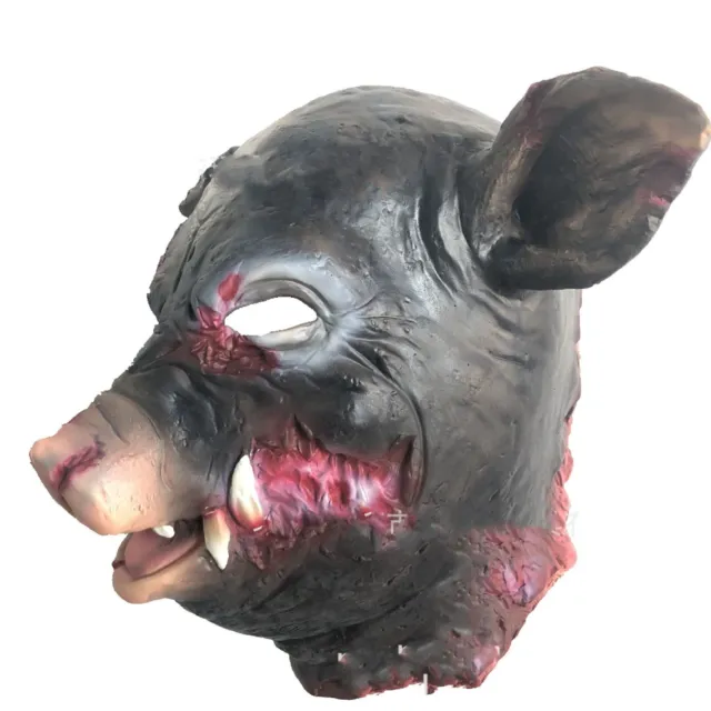 Ghost House Disgusting and Horror Pig Head Mask Halloween Dressing up and Makeup