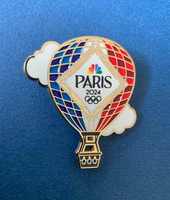 PARIS 2024 SUMMER Olympics NBC beautiful hot air balloon pin/pins! 18.