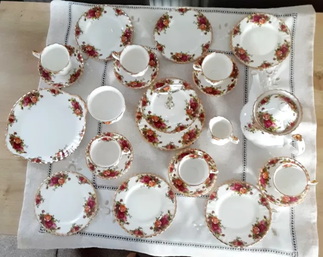 Royal Albert Old Country Roses Tea Set For Six